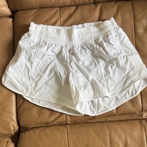 Lululemon Athletica White Athletic Shorts